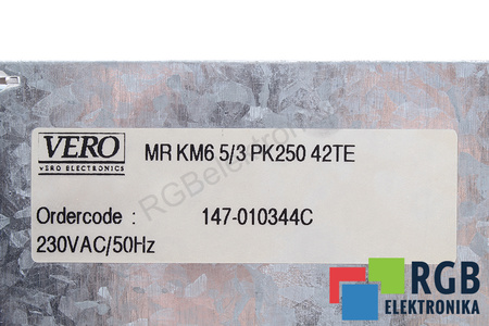 MRKM65/3PK25042TE VERO 147-010344C 230VAC REJILLA