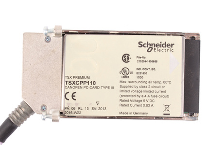 TSXCPP110 SCHNEIDER ELECTRIC TSX PREMIUM CANOPEN PC-CARD TYPE III