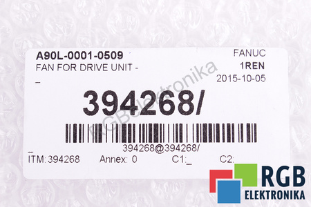 A90L-0001-0509 FANUC 9WF1224H1D03 119X119X38MM, 24V VENTILADOR