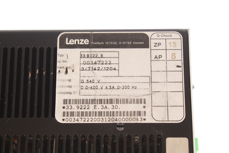 33.9222_E. LENZE ID.-NR. 00347222