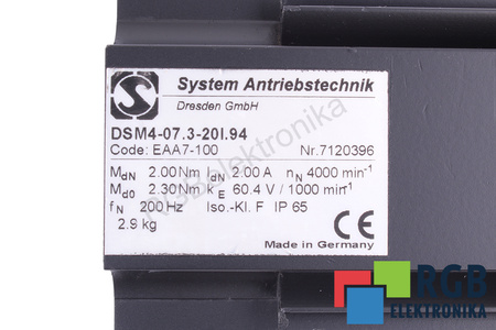 DSM4-07.3-20I.94 SYSTEM ANTRIEBS TECHNIK ESTATOR