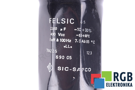 CONDENSADOR 2200UF 400V SIC-SAFCO FELSIC