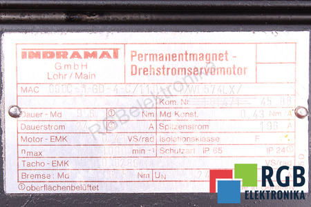 MAC091C-1-GD-4-C/110-A-1/WI574LX INDRAMAT