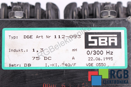 DGE ART. NR. 112-093 SBA SUPRESOR