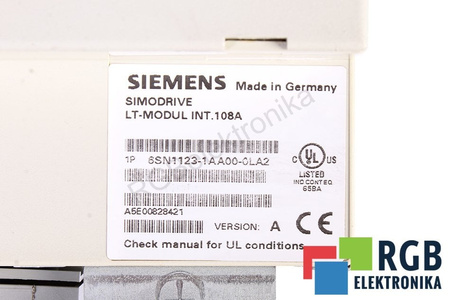 6SN1123-1AA00-0LA2 SIEMENS SIMODRIVE 611