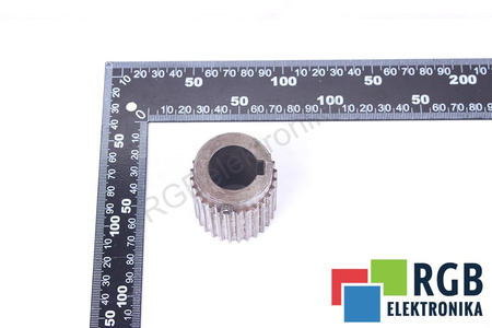 POLEA DENTADA 43X40MM CORREA 40MM EJE 24MM CHAVETERO 7X3MM Z=28