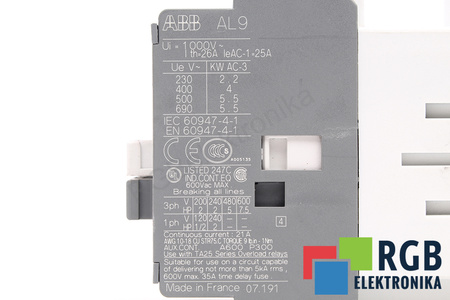 AL9-30-01 ABB 24VDC