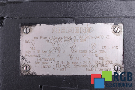 1HU3076-0AF01-Z Z:A31 SIEMENS 1HU3