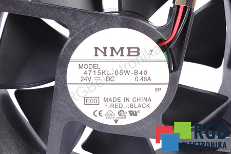 4715KL-05W-B40 NMB TECHNOLOGIES 119X119X38MM, 24V, 0.46A VENTILADOR