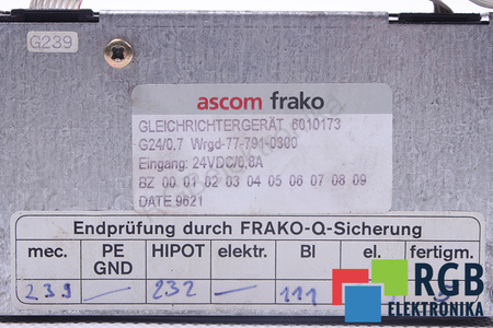6010173 ASCOM PARA PLS101 SICK