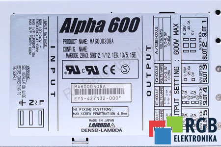 MA6000308A GE YOKOGAWA MEDICAL SYSTEMS ALPHA600 PARA LOGIQ7 GE