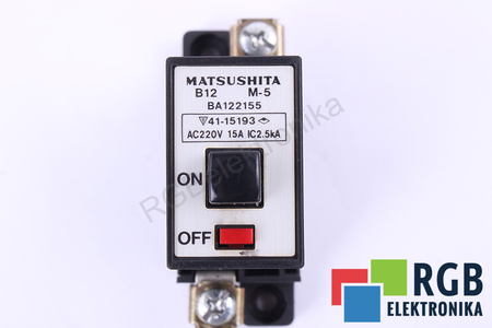 BA122155 MATSUSHITA B12 M-5 INTERRUPTOR-SECCIONADOR
