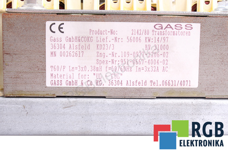 2142/80 GASS SUPRESOR