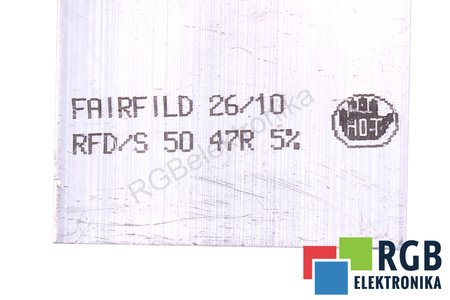 RESISTENCIA RFD/S50 FAIRFILD 47OHM