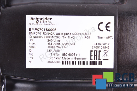 BMP0701S0005 SCHNEIDER ELECTRIC BMP0701R3NA2A