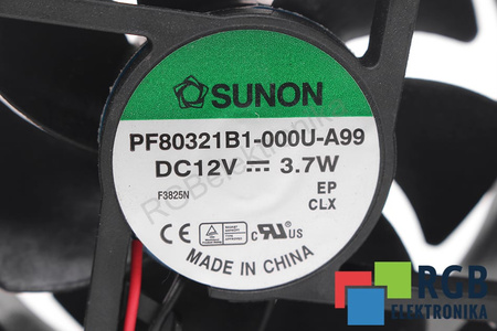 PF80321B1-000U-A99 SUNON 80X80X32MM, 12V VENTILADOR