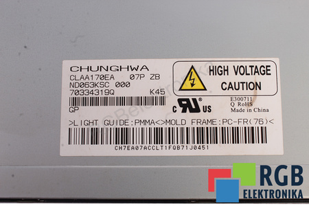 CLAA170EA07 CHUNGHWA MATRIZ LCD