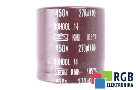 CONDENSADOR 90H00L14 NIPPON 270UF, 450V