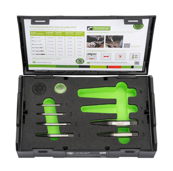 JUEGO DE EXTRACTORES PARA TORNILLOS Ø 3-24 MM 49-B KUKKO