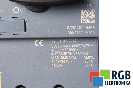 3RV2742-5ED10 SIEMENS SIRIUS INTERRUPTOR-SECCIONADOR