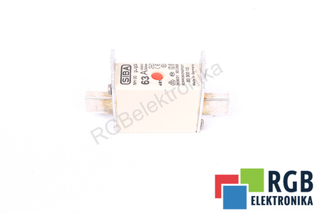 FUSIBLE 2030013 SIBA NH00 GL/GG 63A, 500VAC, 120KA