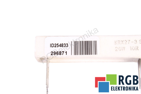 RESISTENCIA KRX27-3SD 10OHM, 20W