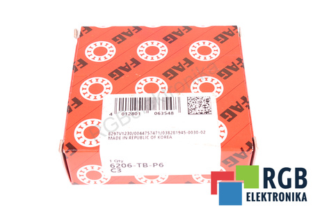 6206-TB-P6-C3 FAG 30X62X16 RODAMIENTO