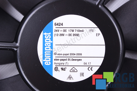 6424 EBM PAPST 172X150X51MM, 24V VENTILADOR