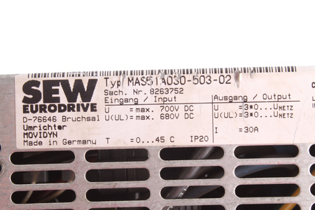 MAS51A030-503-02 SEW EURODRIVE