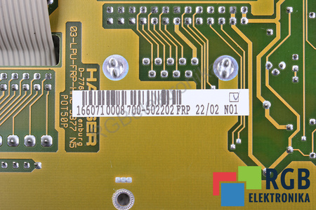 FRP22/02N01 HAUSER PARA COMPAX-S CPX 4500S/F3
