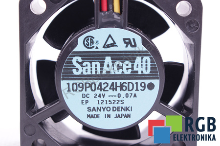 A90L-0001-0385#A FANUC 109P0424H6D19 40X40X20MM, 24V VENTILADOR