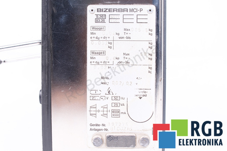 MCI-P BIZERBA TERMINAL DE PESAJE