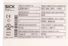 LE20-2611 SICK 6020340 RELEVO DE SEGURIDAD
