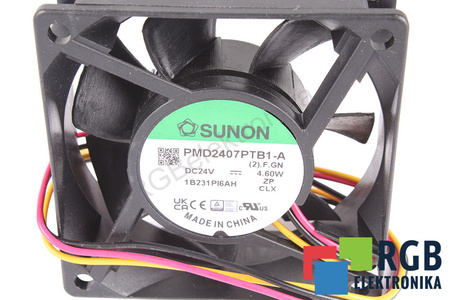 PMD2407PTB1-A.(2).F.GN SUNON 70X70X25MM, 24V VENTILADOR