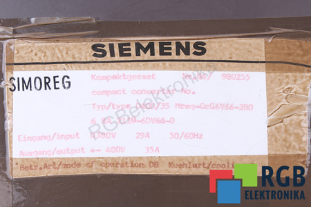 6RA2120-6DV66-0 SIEMENS D400/35 SIMOREG