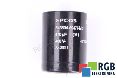 CONDENSADOR B43504-A9477-M2 EPCOS 470UF, 400V