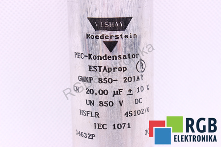 CONDENSADOR 20UF 850VDC VISHAY