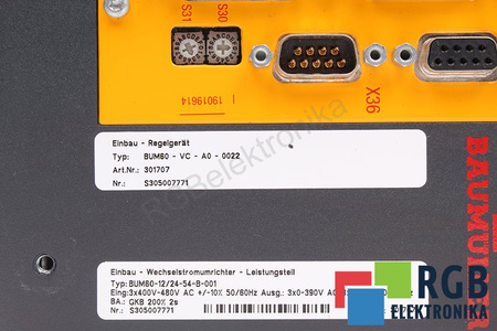 BUM60-12/24-54-B-001 BAUMÜLLER BUM60-VC-A0-0022