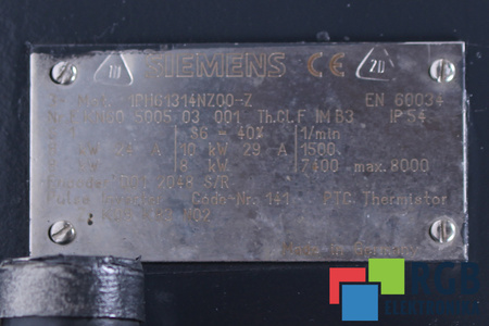 1PH61314NZ00-Z 1PH6131-4NZ00-Z Z:K09 K83 N02 SIEMENS 1PH6