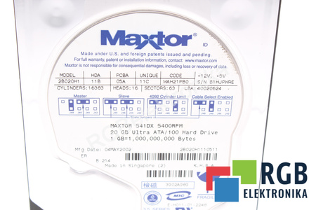 2B020H1 MAXTOR