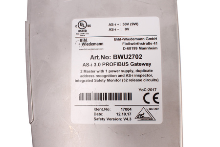 BWU2702 BIHL WIEDEMANN