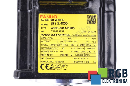A06B-0061-B103 FANUC BIS2/4000