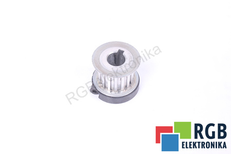 POLEA DENTADA 25X22MM CORREA 18MM EJE 12MM CHAVETERO 4X2MM Z=16