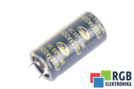 CONDENSADOR 330UF 400V SANWHA