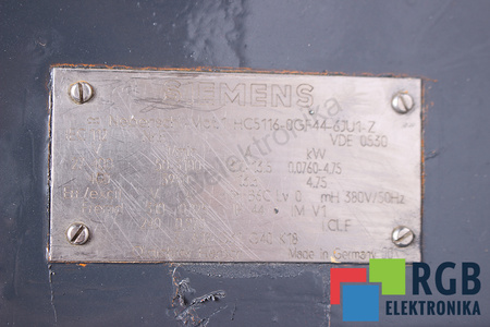 1HC5116-0GF44-6JU1-Z Z:A12 G31 G40 K18 SIEMENS 1HC5
