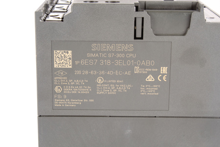 6ES7318-3EL01-0AB0 SIEMENS CPU 319-3PN/DP SIMATIC S7-300