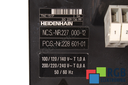 TNC151P HEIDENHAIN ID.NR.229136-99
