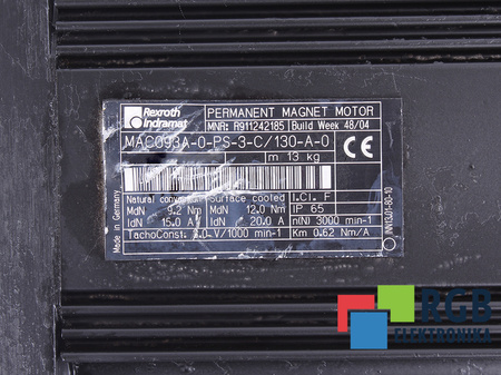 MAC093A-0-PS-3-C/130-A-0 INDRAMAT R911242185