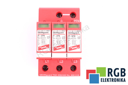 TNC230/400 NO. 900510 T-275 NO. 900670 DESCARGADOR DE SOBRETENSIONES