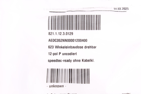AEDC052NN00001200400 TE CONNECTIVITY 12PIN NIDO